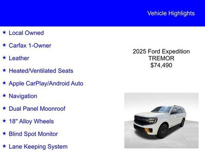 2025 Ford Expedition Tremor
