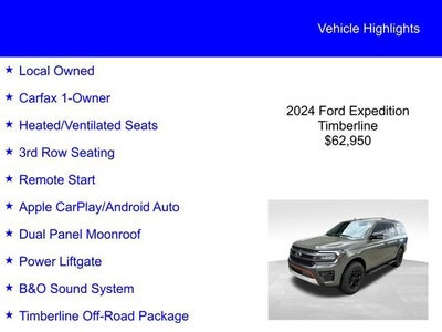 2024 Ford Expedition Timberline