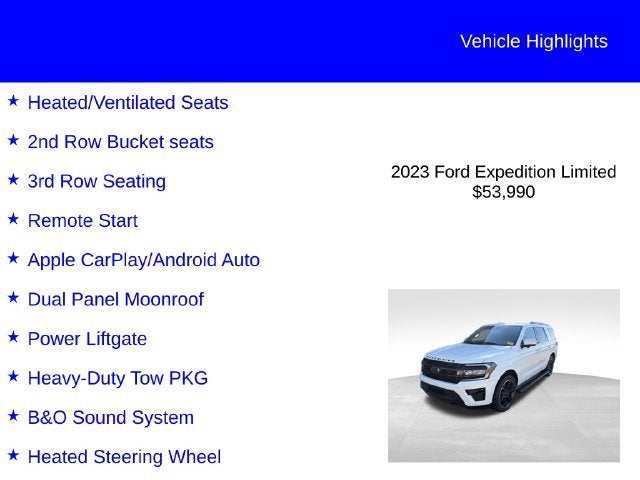 2023 Ford Expedition Limited