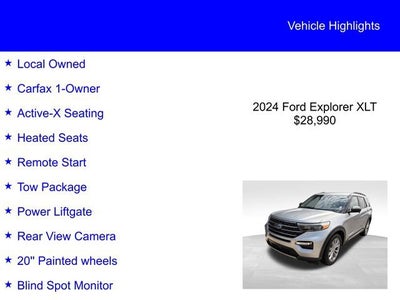 2024 Ford Explorer XLT