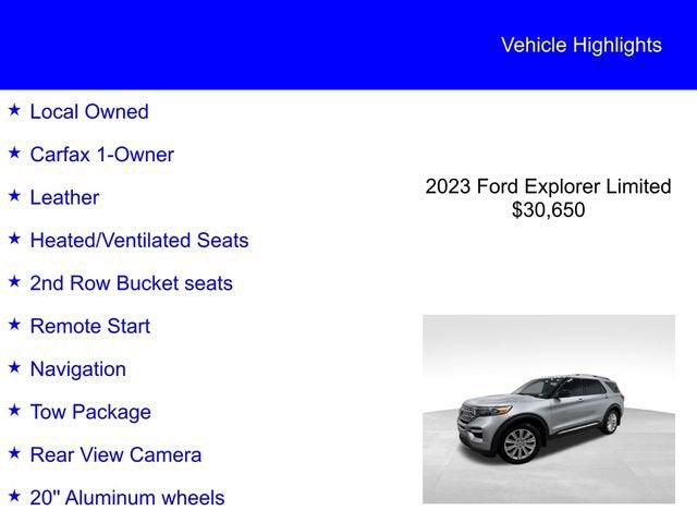 2023 Ford Explorer Limited