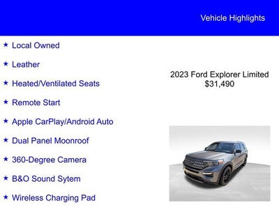 2023 Ford Explorer Limited