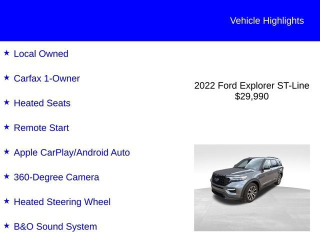 2022 Ford Explorer ST-Line