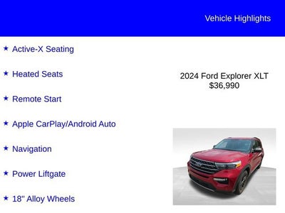 2024 Ford Explorer XLT