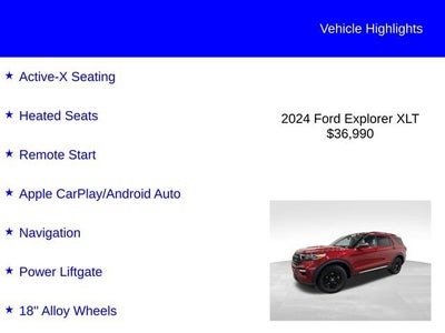 2024 Ford Explorer XLT
