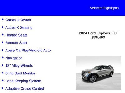 2024 Ford Explorer XLT