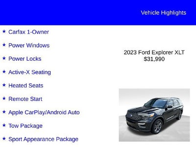 2023 Ford Explorer XLT