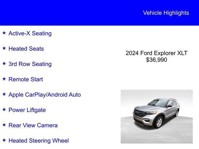 2024 Ford Explorer XLT