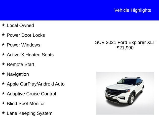 2021 Ford Explorer XLT