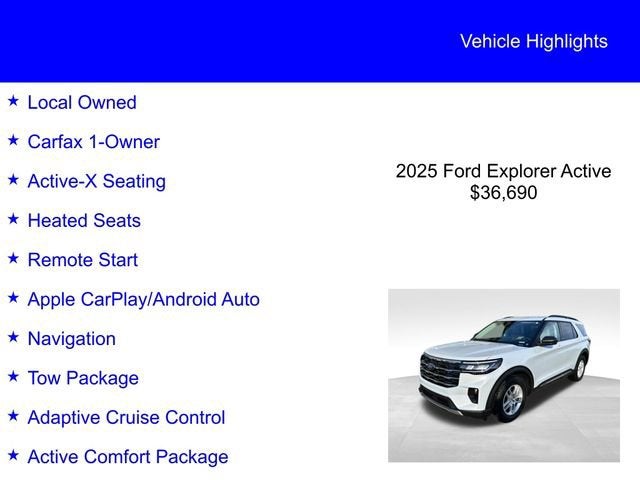 2025 Ford Explorer Active