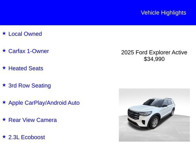 2025 Ford Explorer Active