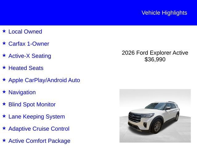 2026 Ford Explorer Active