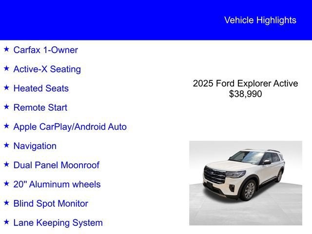 2025 Ford Explorer Active