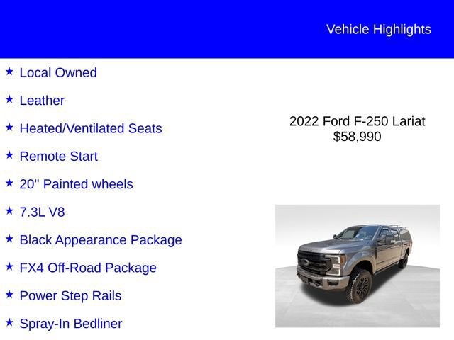 2022 Ford Super Duty F-250 SRW LARIAT