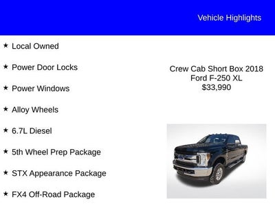 2018 Ford Super Duty F-250 SRW XL