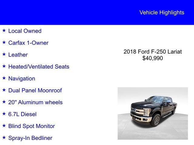 2018 Ford Super Duty F-250 SRW LARIAT