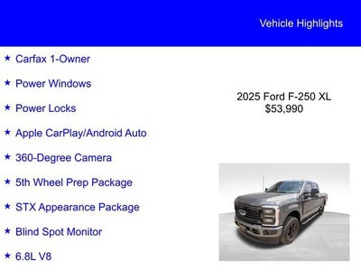 2025 Ford Super Duty F-250 SRW XL