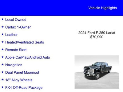 2024 Ford Super Duty F-250 SRW LARIAT