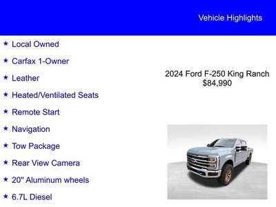 2024 Ford Super Duty F-250 SRW King Ranch