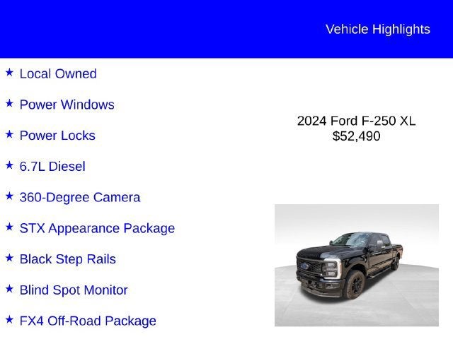 2024 Ford Super Duty F-250 SRW XL