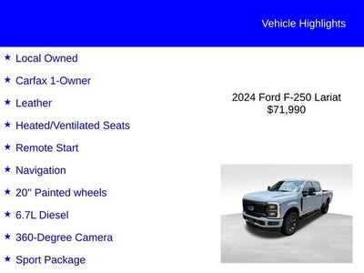 2024 Ford Super Duty F-250 SRW LARIAT