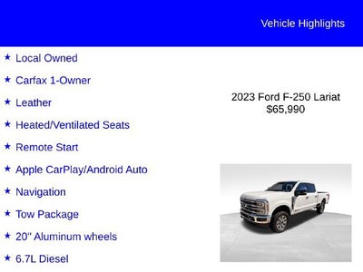 2023 Ford Super Duty F-250 SRW LARIAT