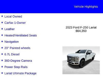 2023 Ford Super Duty F-250 SRW LARIAT