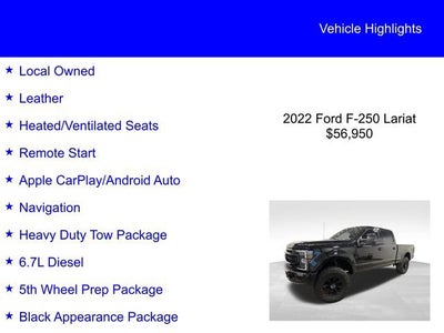 2022 Ford Super Duty F-250 SRW LARIAT