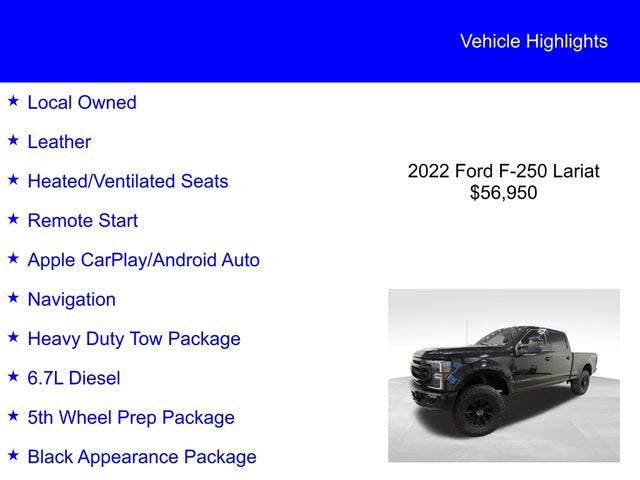 2022 Ford Super Duty F-250 SRW LARIAT