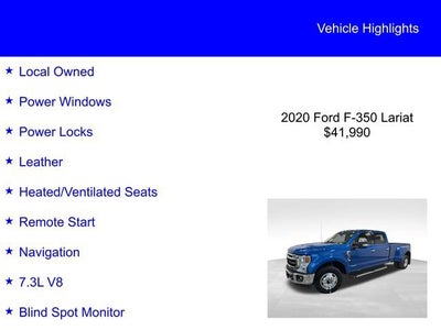 2020 Ford Super Duty F-350 DRW LARIAT