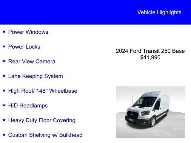 2024 Ford Transit Cargo Van Base