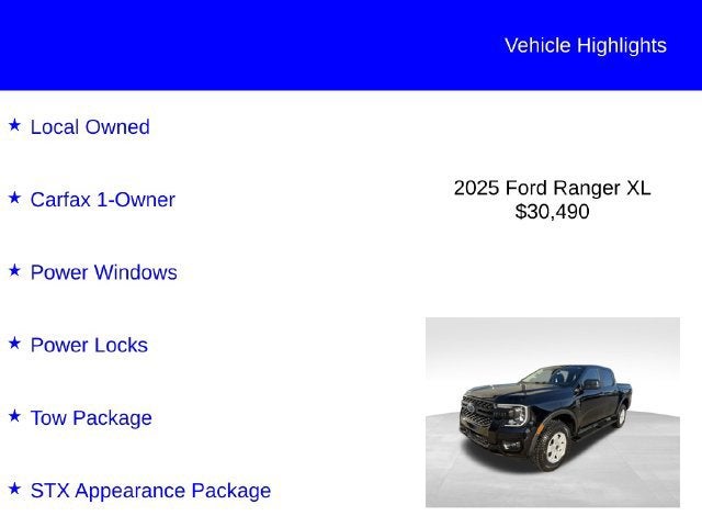 2025 Ford Ranger XL