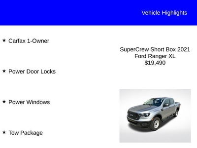 2021 Ford Ranger XL