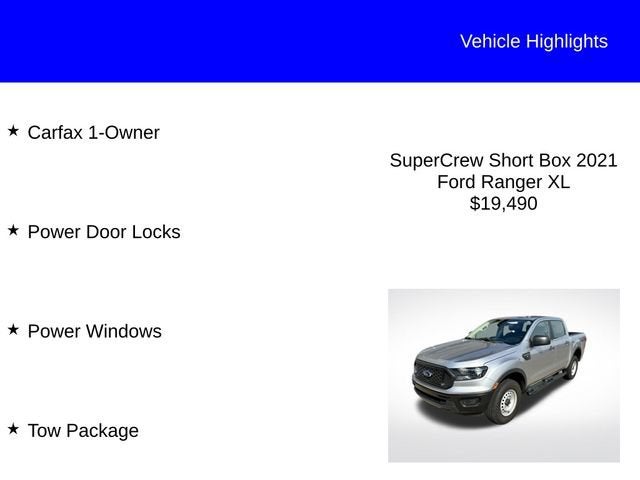 2021 Ford Ranger XL