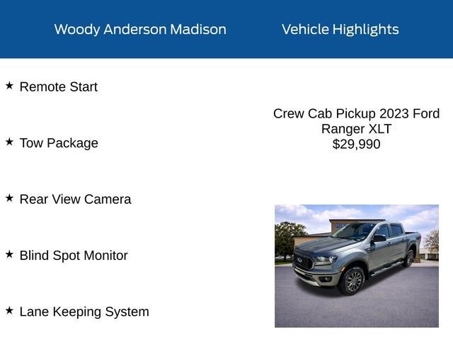 2023 Ford Ranger XLT