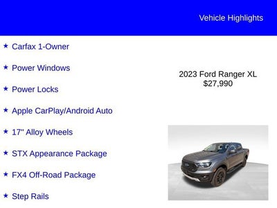 2023 Ford Ranger XL