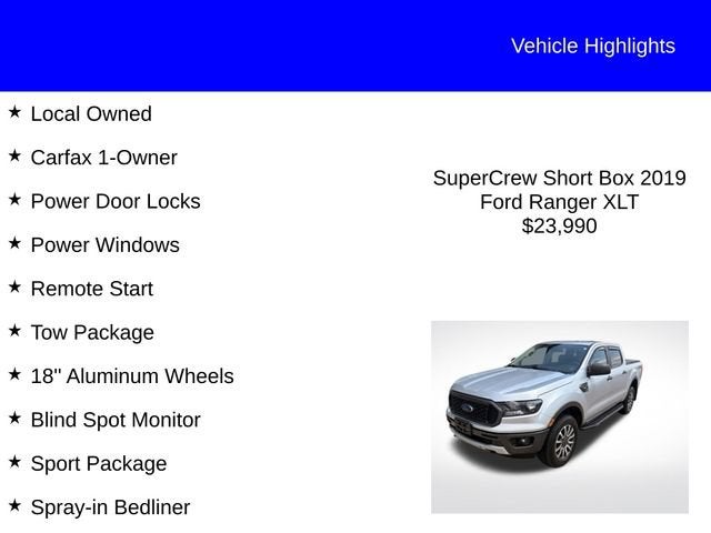 2019 Ford Ranger XLT