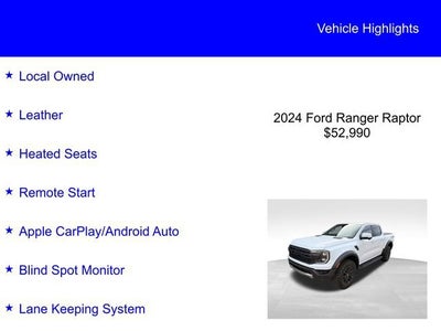 2024 Ford Ranger Raptor