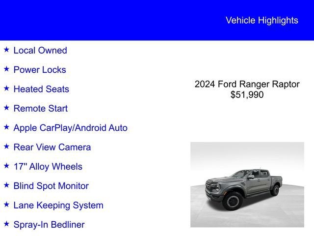 2024 Ford Ranger Raptor