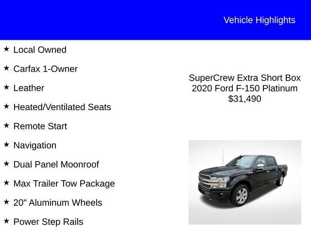 2020 Ford F-150 Platinum