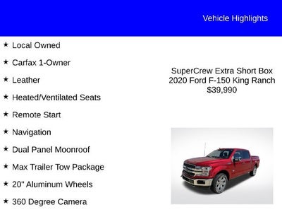 2020 Ford F-150 King Ranch