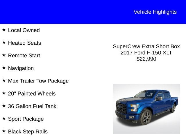 2017 Ford F-150 XLT