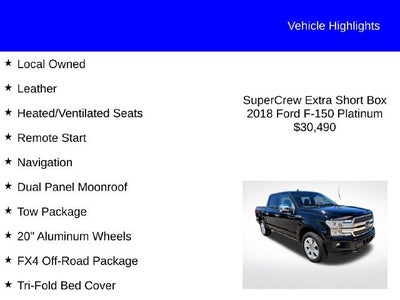 2018 Ford F-150 Platinum