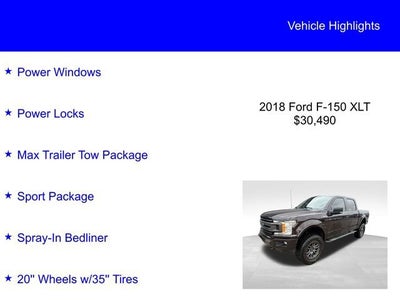 2018 Ford F-150 XLT
