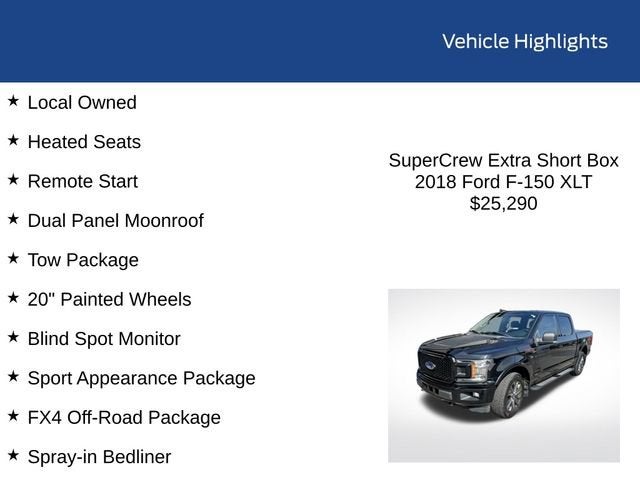2018 Ford F-150 XLT