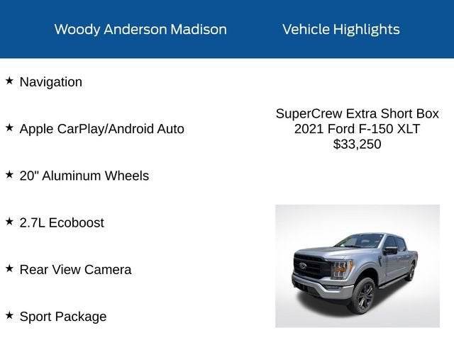 2021 Ford F-150 XLT