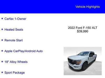 2022 Ford F-150 XLT