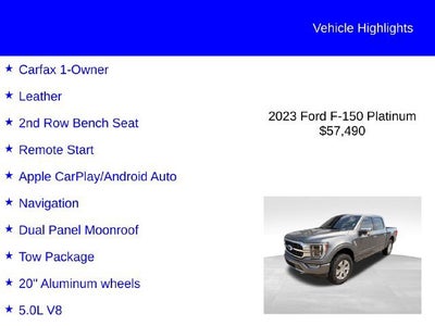 2023 Ford F-150 Platinum