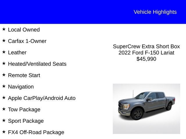 2022 Ford F-150 LARIAT
