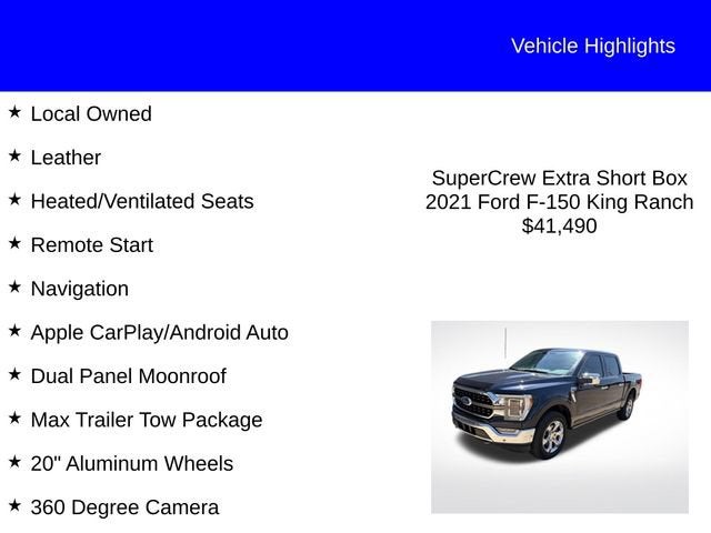 2021 Ford F-150 King Ranch
